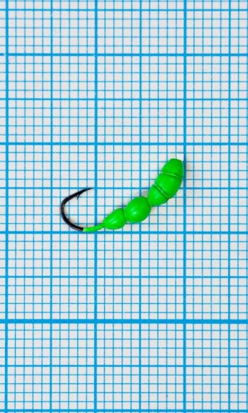 Мормышка Лесной Муравей (Formica RUFA) 0,5/14, зеленый Fluo +