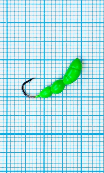 Мормышка Лесной Муравей (Formica RUFA) 1,0/12, зеленый Fluo +