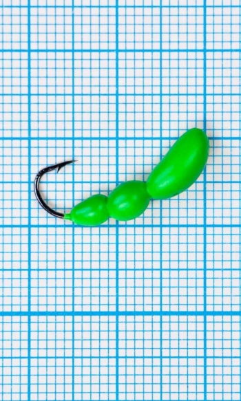 Мормышка Лесной Муравей (Formica RUFA) 2,0/10, зеленый Fluo +