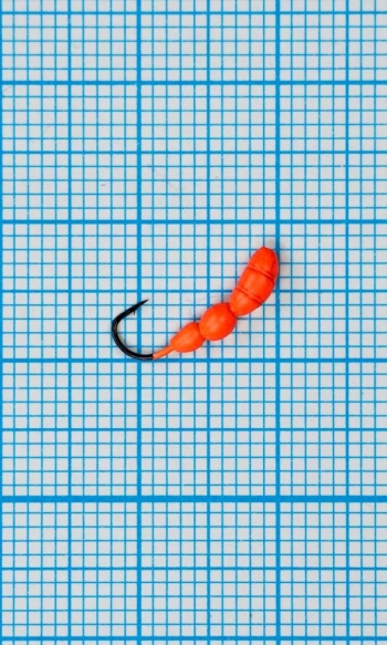 Мормышка Лесной Муравей (Formica RUFA) 0,35/16, красный Fluo +