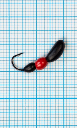 Мормышка Лесной Муравей (Formica RUFA) 2,0/10, чёрно-красный